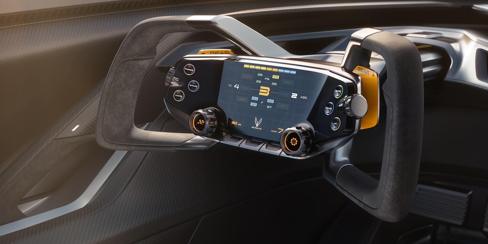 Image of the 2026 Corvette CX.R Cockpit
