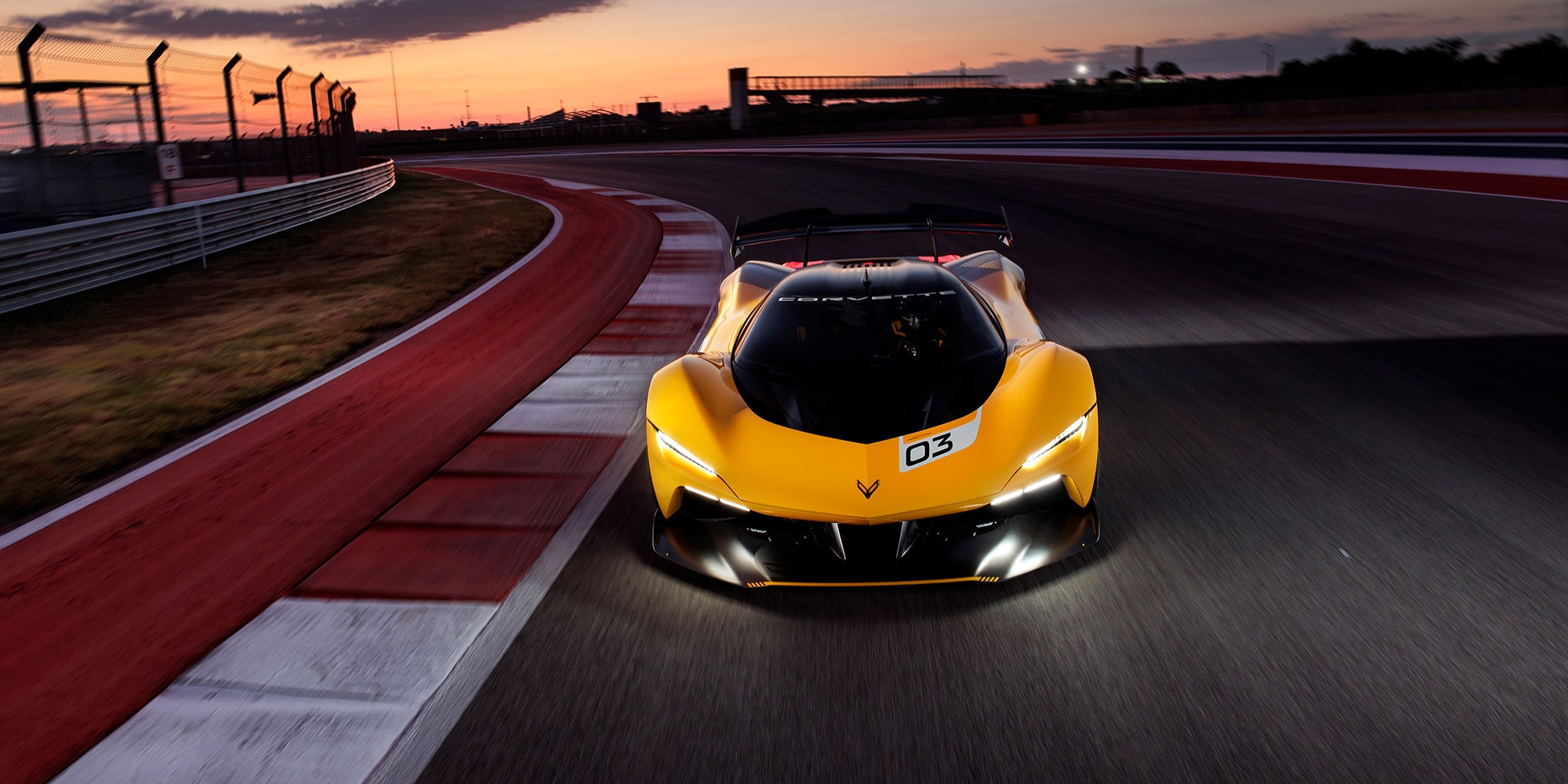 Front view of a 2026 Corvette CX.R