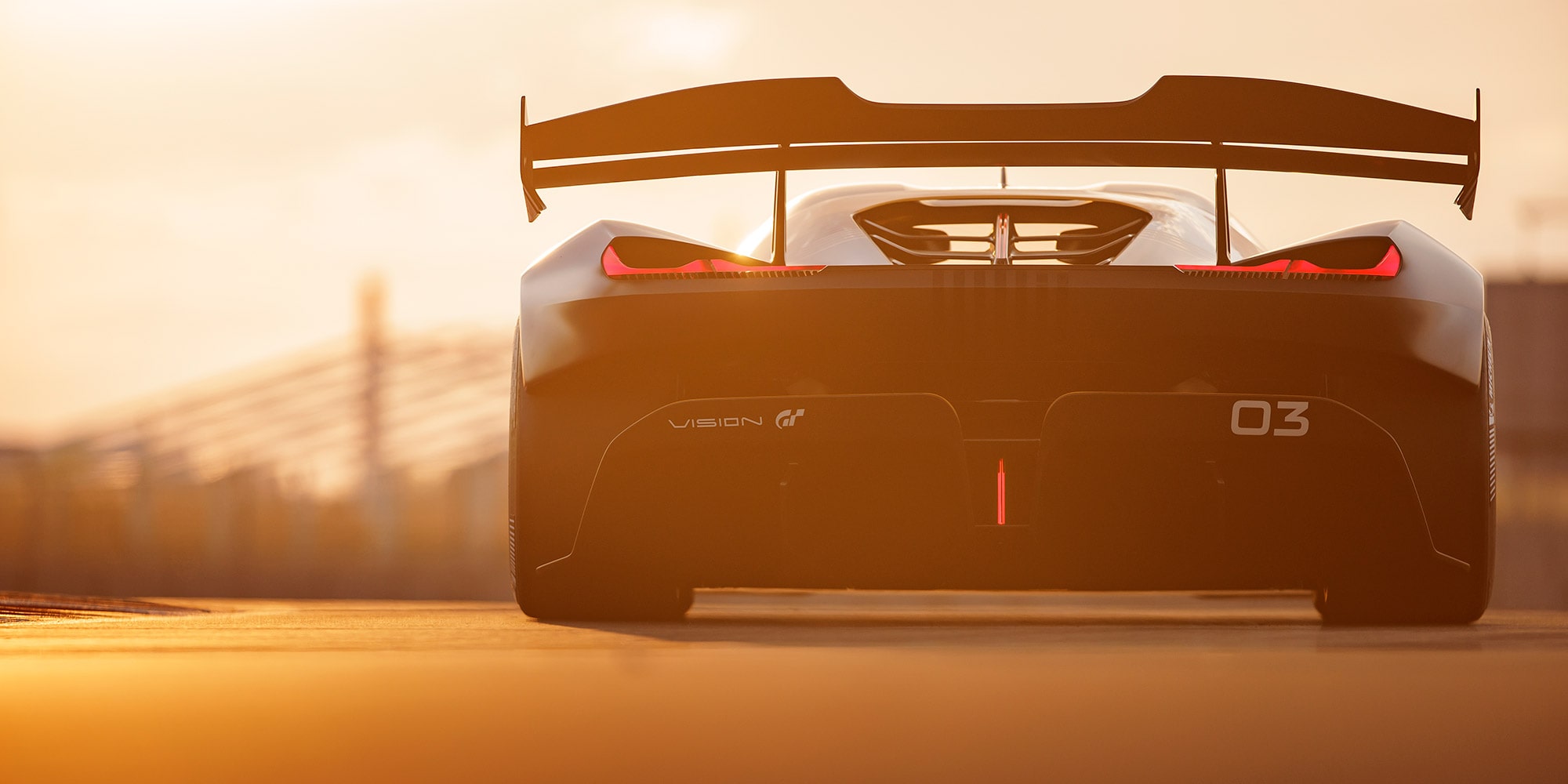 Rear view of a 2026 Corvette CX.R