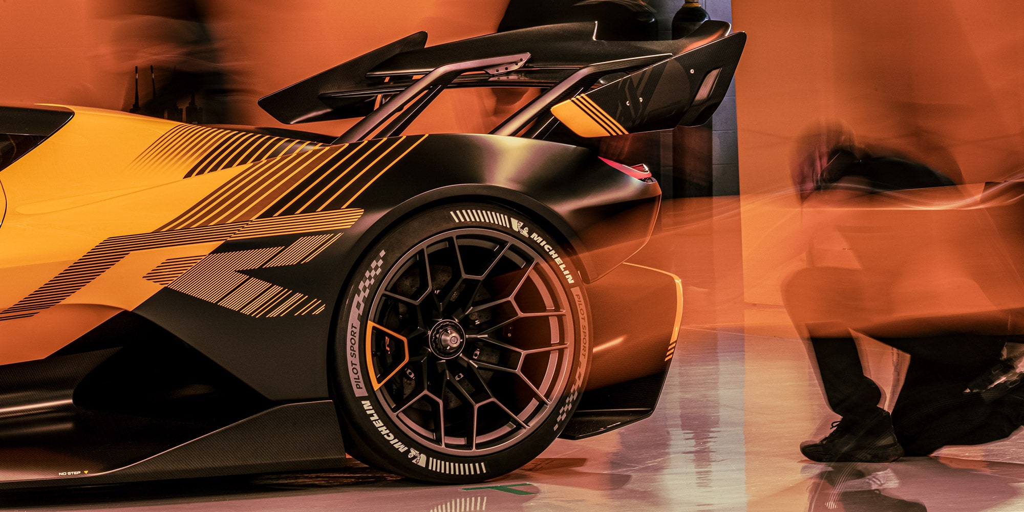 Rear driver side detail view of a 2026 Corvette CX.R