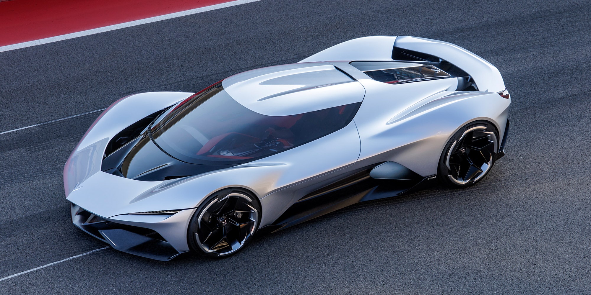 View from above of the 2026 Corvette CX