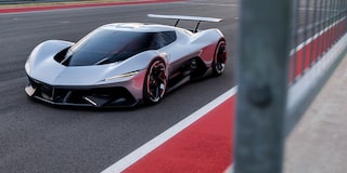 View of the Open Top on the 2026 Corvette CX