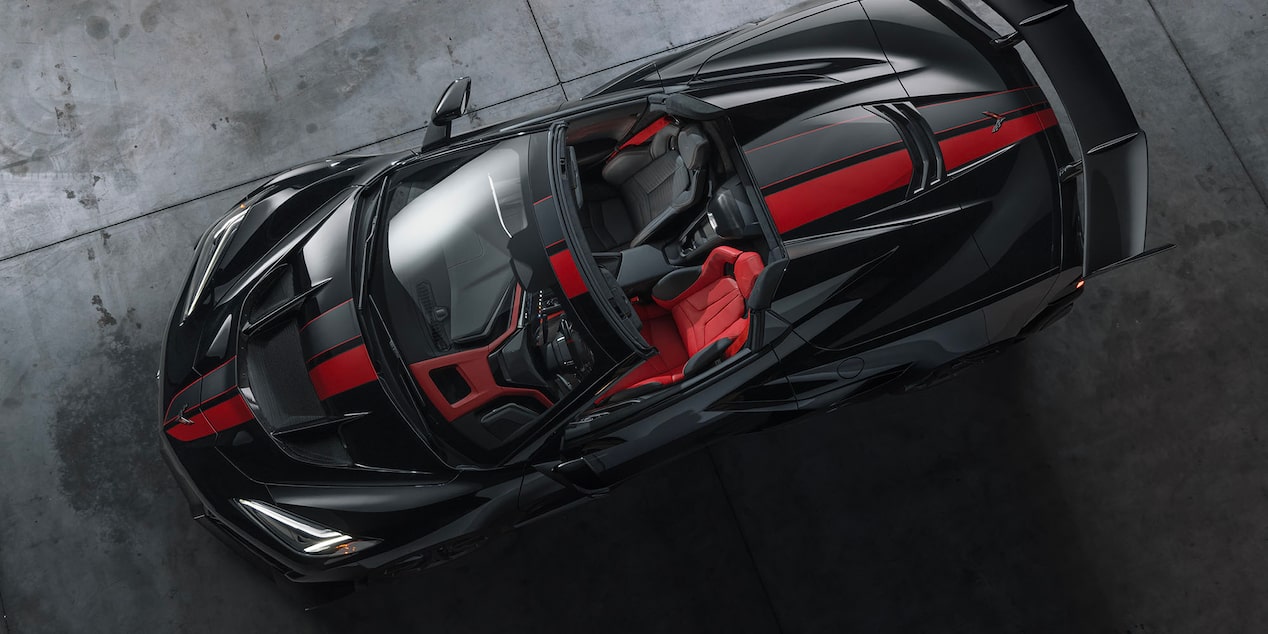 2026 Chevy Corvette ZR1X with the Convertible Top Down