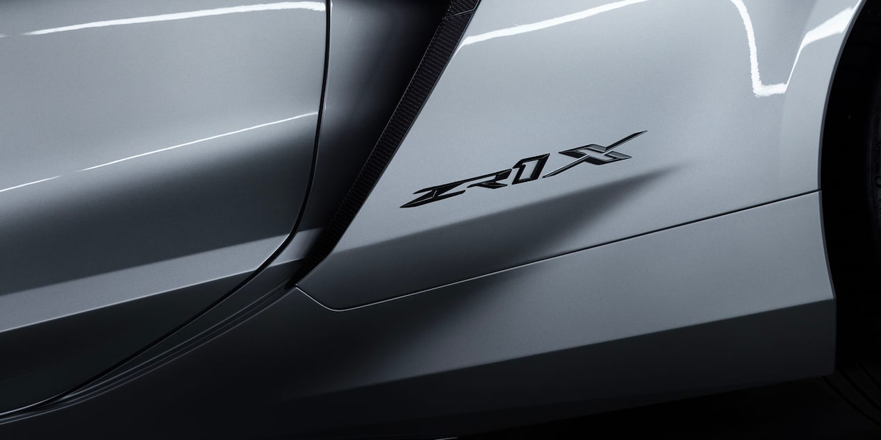 2026 Chevy Corvette ZR1X Badging on the Exterior Side Panel