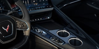 Center Console Storage Inside the 2026 Corvette