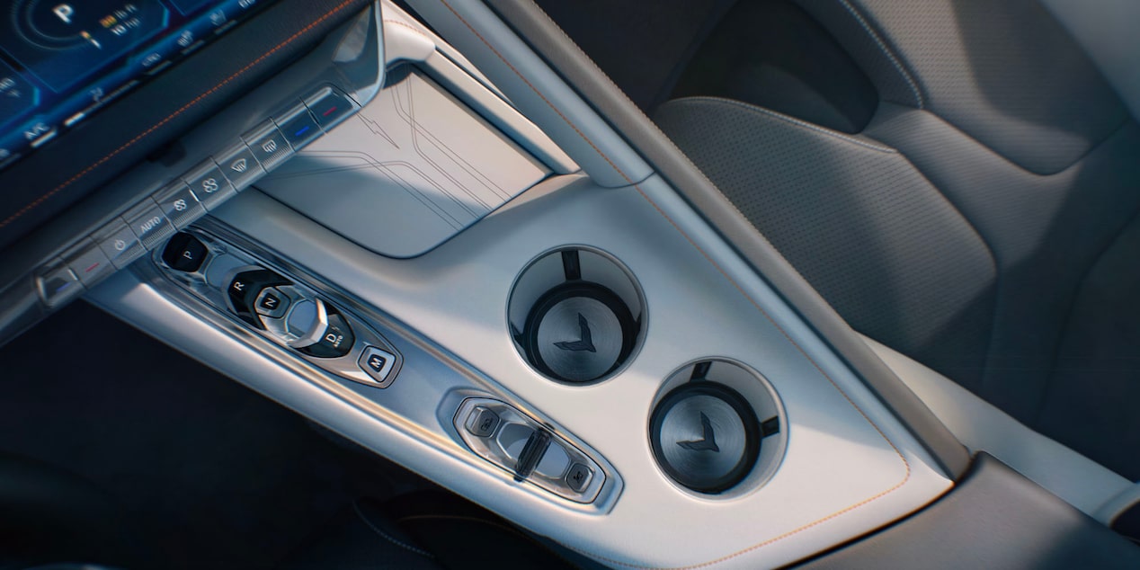 Driving Mode Buttons on Center Console Inside the 2026 Corvette