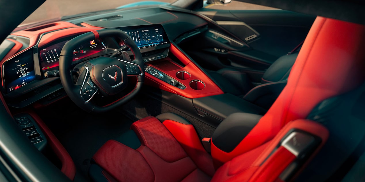 Driver's Side View Inside the 2026 Corvette