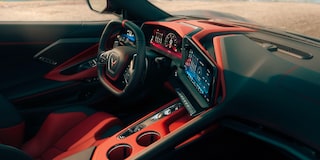 Interior Passenger Dashboard View Inside the 2026 Corvette