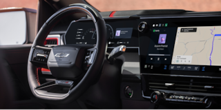 Side View of the Front Interior of a 2026 Chevy Colorado