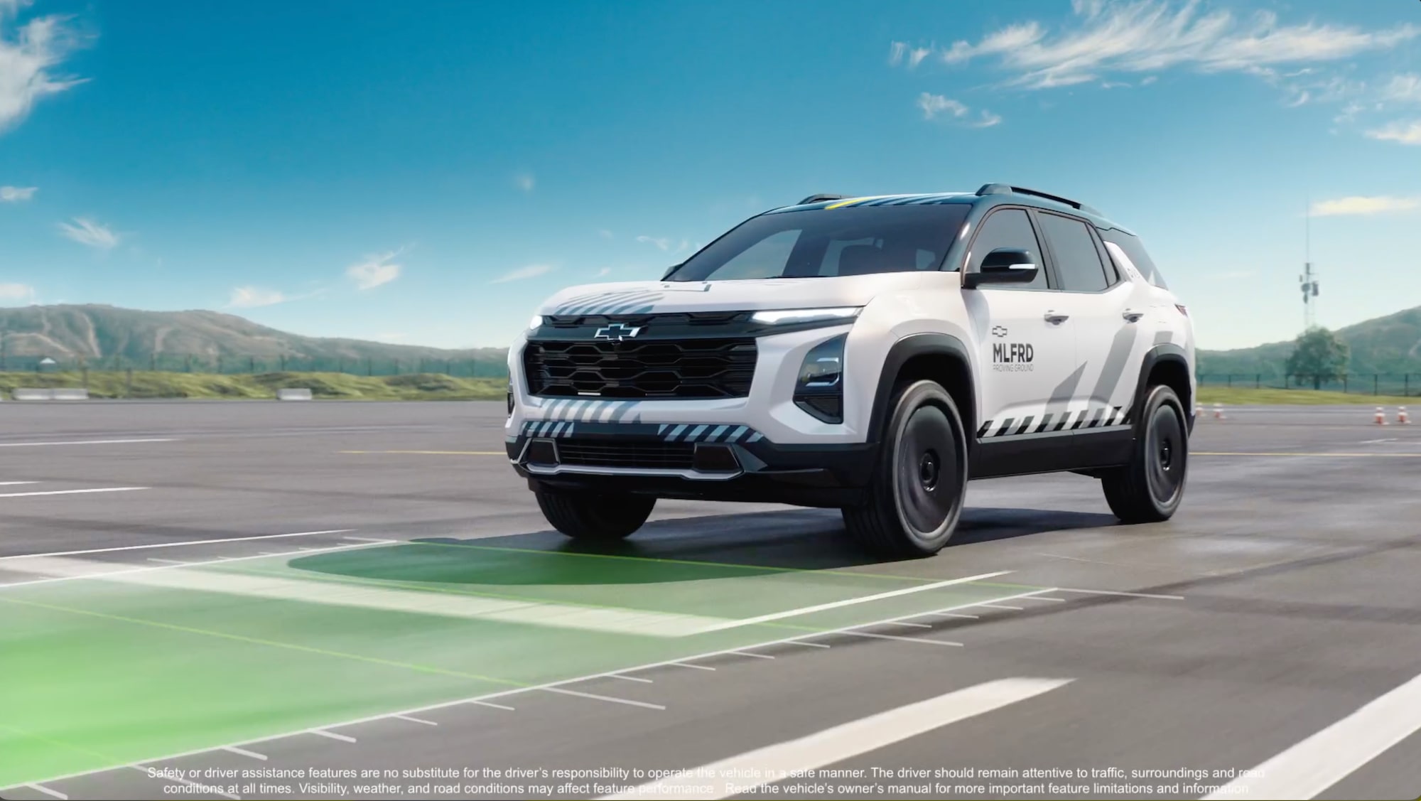 Forward Collision Alert y sistema de frenado de emergencia automático de Chevy Trax 2026