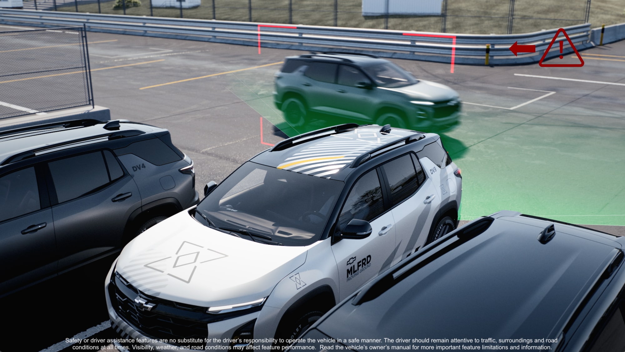 Lane Keep Assist con Lane Departure Warning de Chevy Trax 2026