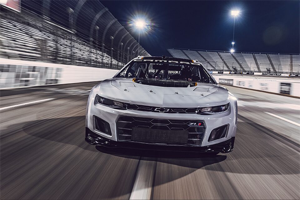 2021 Next Gen Nascar Motorsports: Head on Shot of Racecar