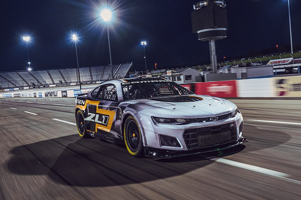 2021 Next Gen Nascar Motorsports: Front Three-Quarter View of Racecar 