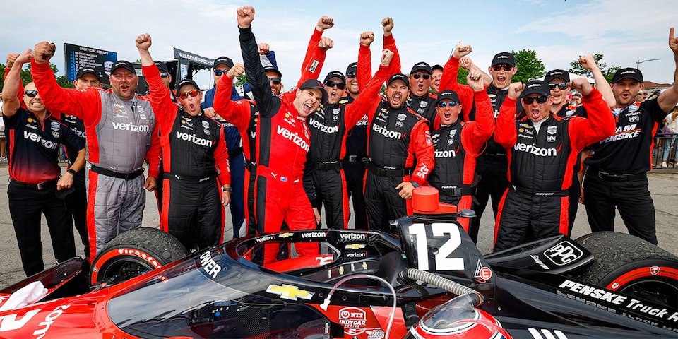 Detroit Grand Prix Team Chevy IndyCar 100th Win