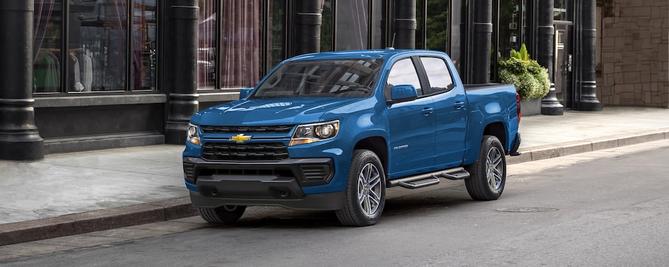 Exterior de la camioneta Chevrolet Colorado 2022 de tamaño pequeño: edición Custom
