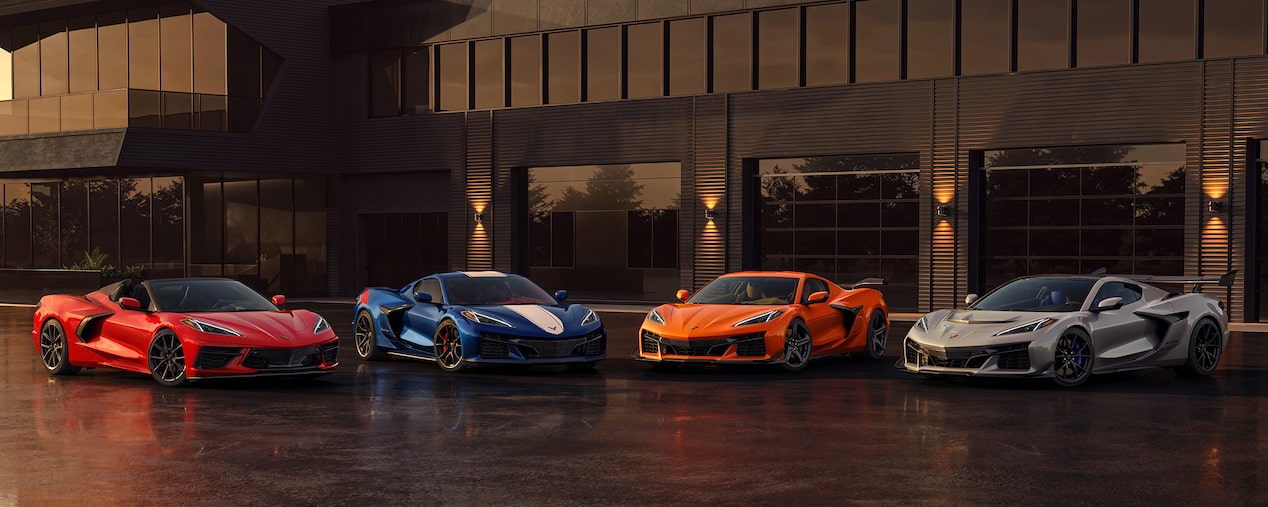 Corvette Family of Vehicles Lineup