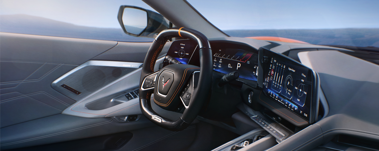 The Interior of a Corvette Z06