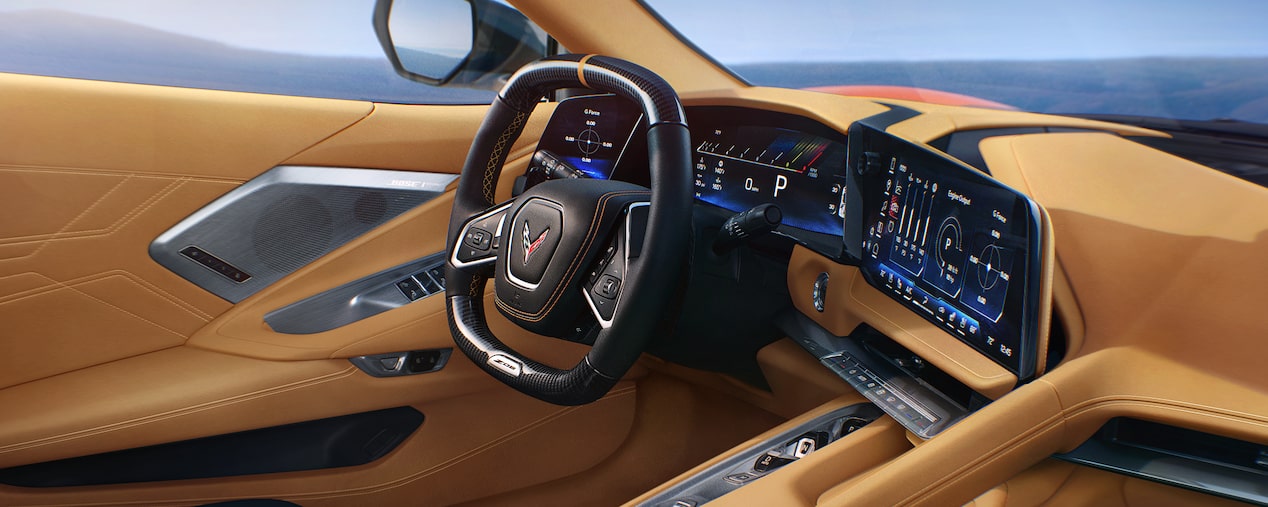 The Interior of a Corvette Z06