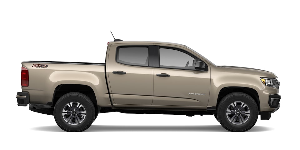 Profile Shot of 2021 Colorado Diesel Mid-Size Truck