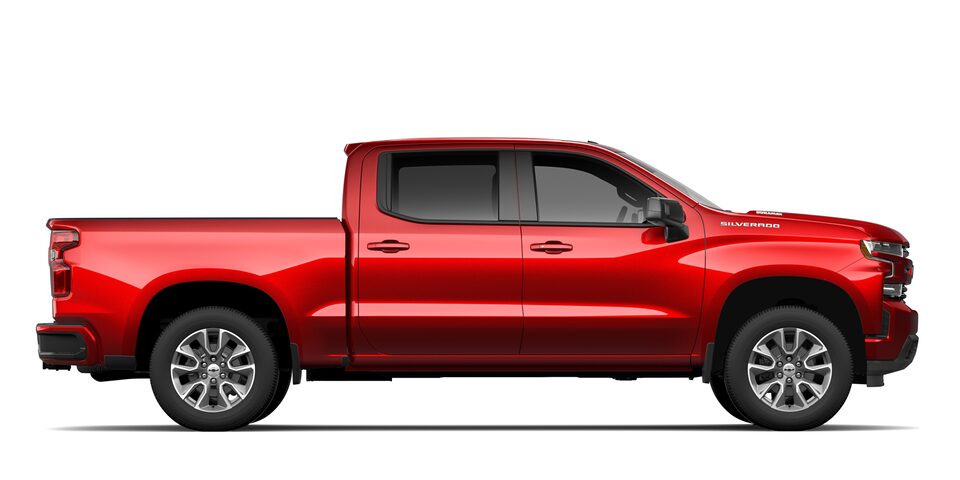 Profile Shot of 2021 Silverado Diesel Pickup Truck