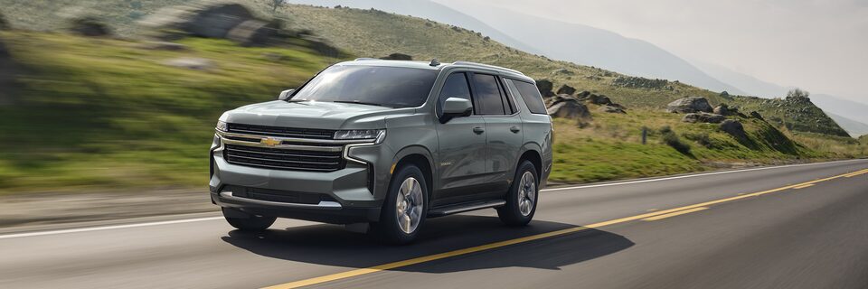 2023 Tahoe 3/4 Exterior Front view
