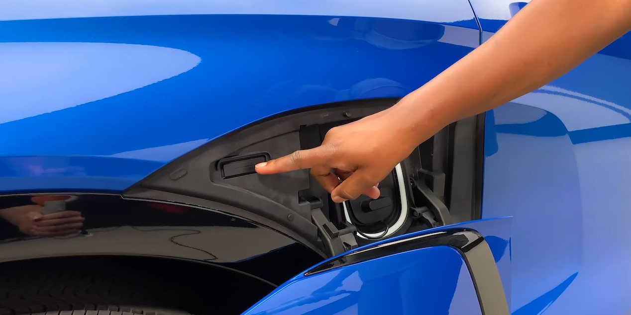 Hand Activating Blazer EV Powered Charging Door