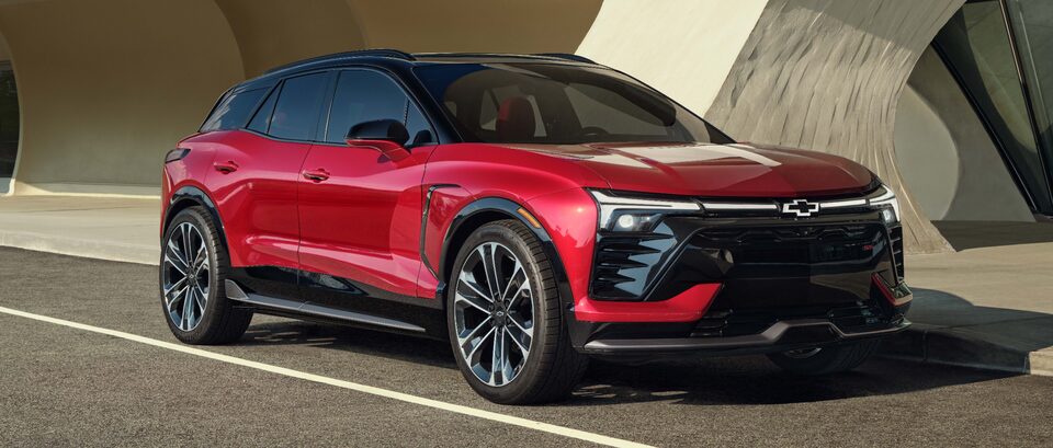 3/4 View Of The Chevy Blazer EV