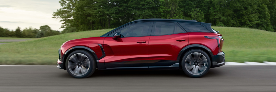 Driver's Side Profile Of The Chevy Blazer EV