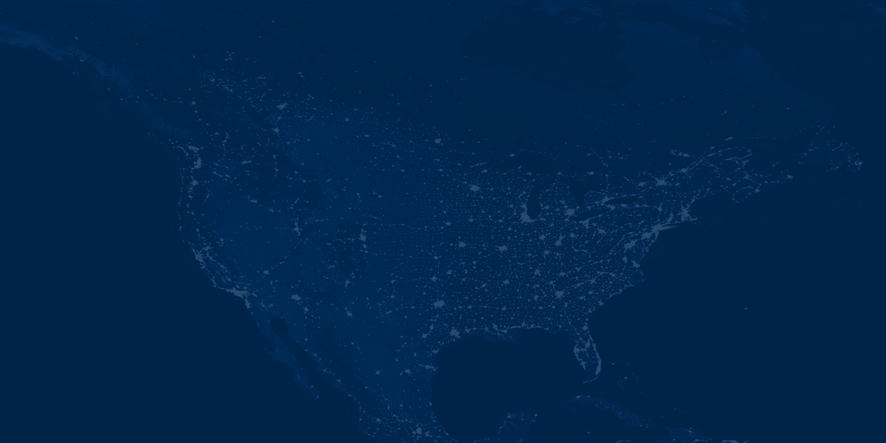 Mapa de carga pública con fondo azul