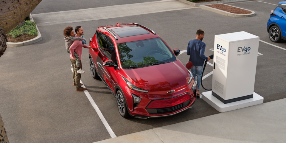 Chevy Bolt EUV charging in public