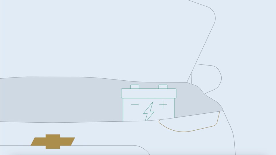 Primer plano de volante y sistema de infoentretenimiento con pantalla táctil de la Chevrolet Equinox EV 2024