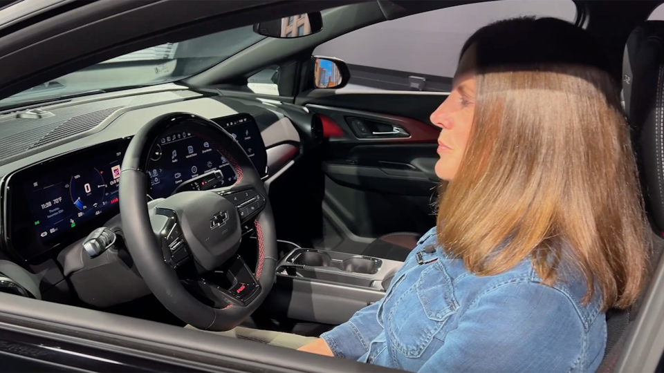 A Shot of Equinox EV Hands Free Feature