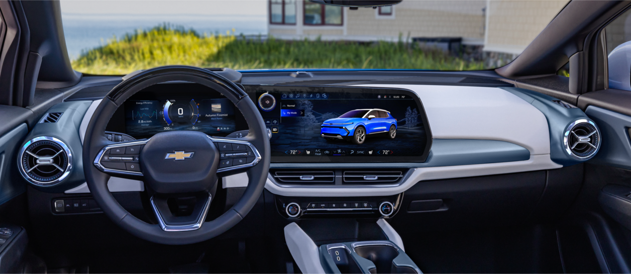 2024 Chevrolet Equinox EV Dashboard and 17.7-Inch Display Touch Screen