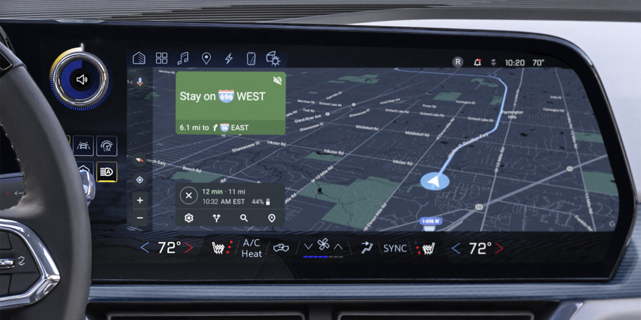 Navigation System Inside the 2024 Chevy Equinox EV