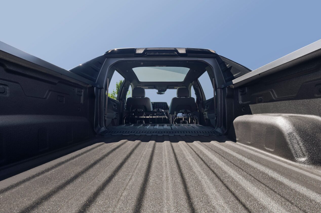 Plataforma de almacenamiento en cajuela del Chevy Silverado EV
