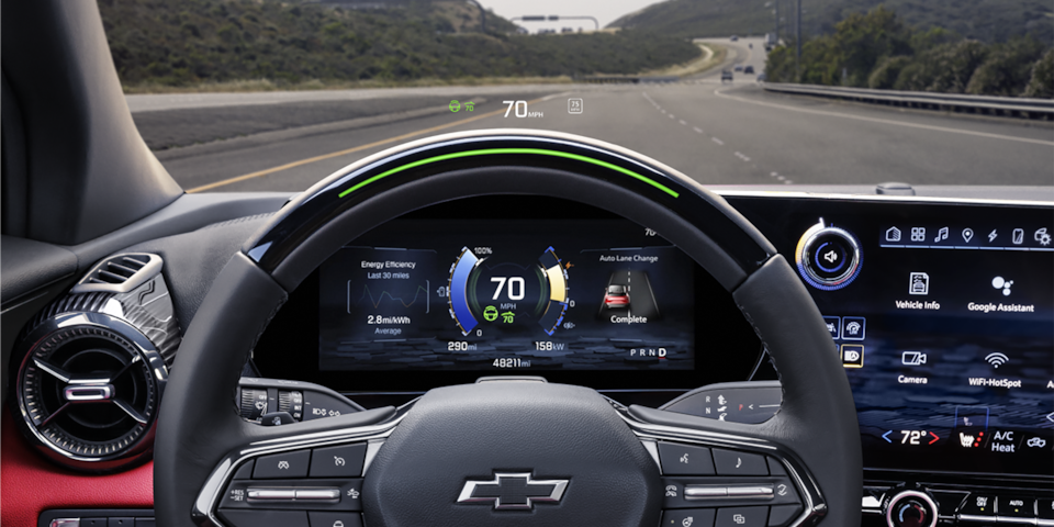 Chevy EV Super Cruise Activated While Driving on a Highway