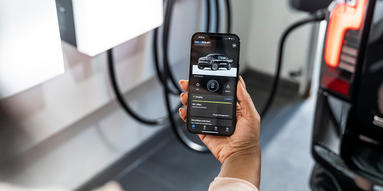 Aplicación móvil GM para carga de vehículos eléctricos