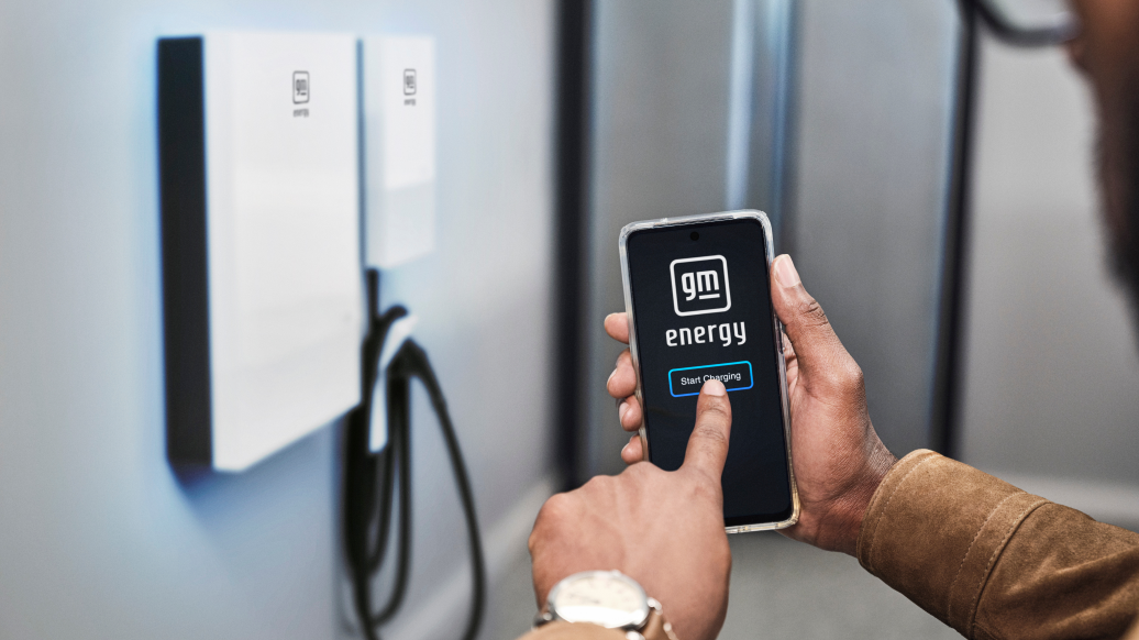 Person Using Mobile Phone GM Energy