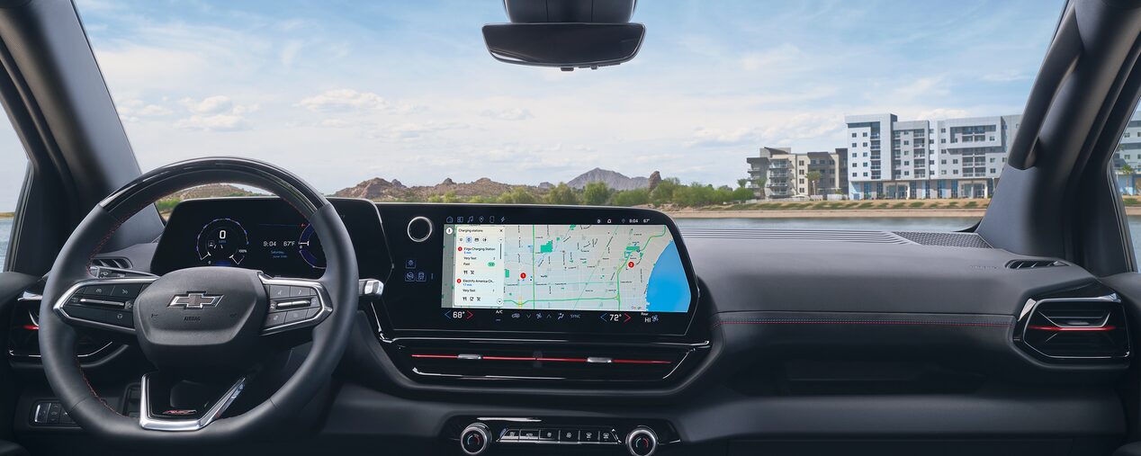 Silverado EV Dashboard and Infotainment Screen