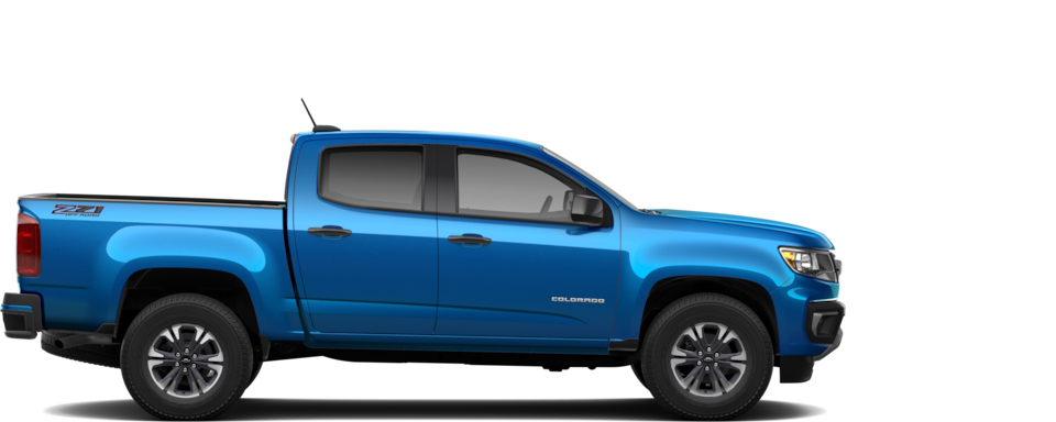 Exterior de la camioneta Chevrolet Colorado 2022 de tamaño pequeño: color Arena Duna Metálico