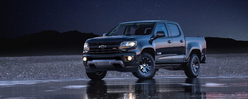 Exterior de la Chevrolet Colorado Z71 2022: edición Midnight