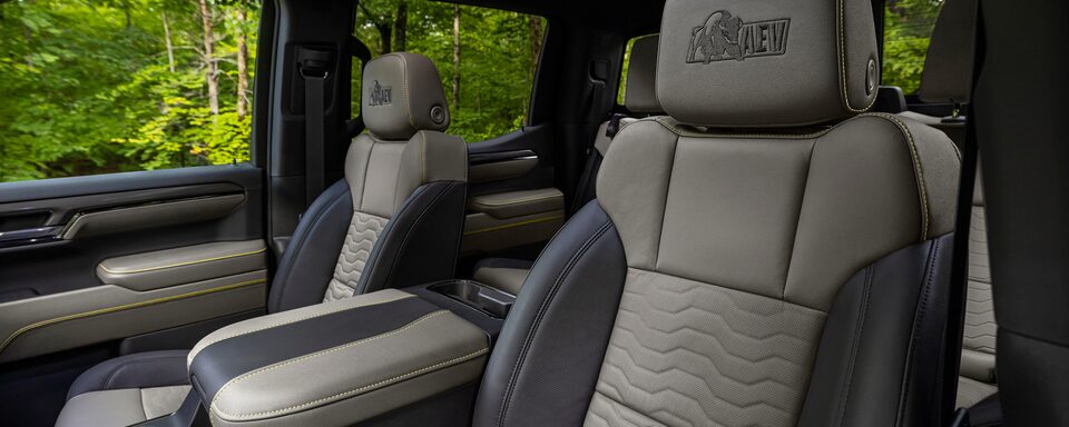 2023 Silverado ZR2 Bison Interior Seating