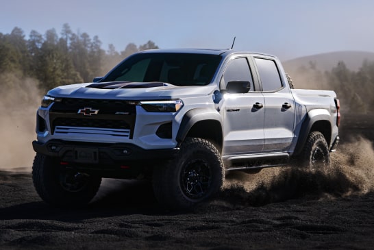 Colorado ZR2 Bison Kicking Up Dirt Off-Road