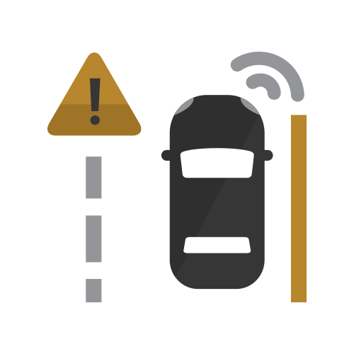 Lane Keep Assist with Lane Departure Warning Icon hover