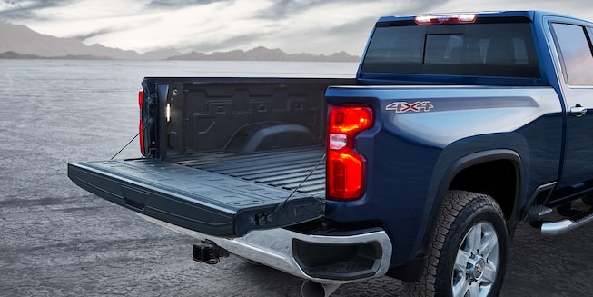 2021 Silverado 2500HD Trunk space