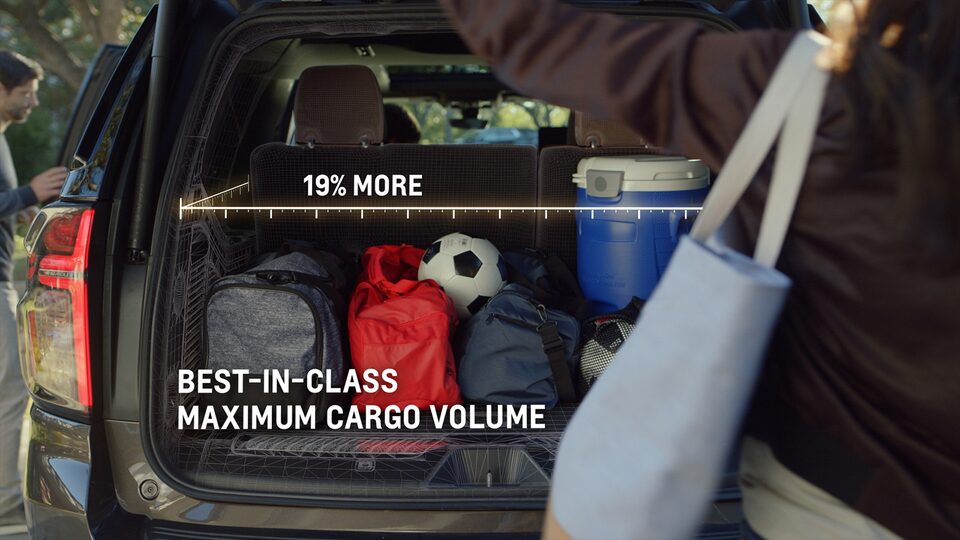 2022 Chevrolet Suburban  Full-Size SUV Interior Best-In-Class Maximum Cargo Volume: Thumbnail