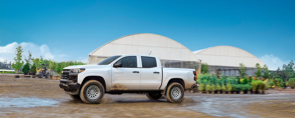 The 2023 Chevy Colorado Commercial Driving Ferociously Fast