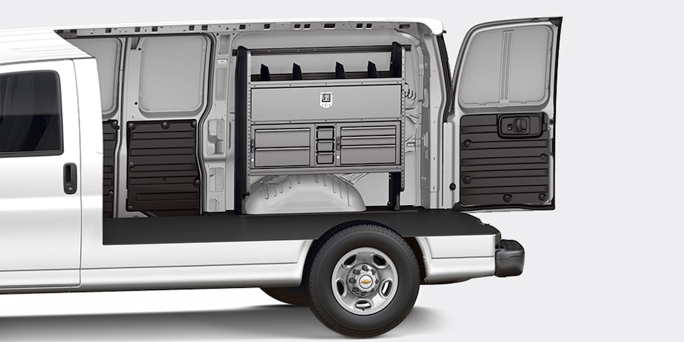 2023 Chevy Express Cargo Van Customized for an Electrician