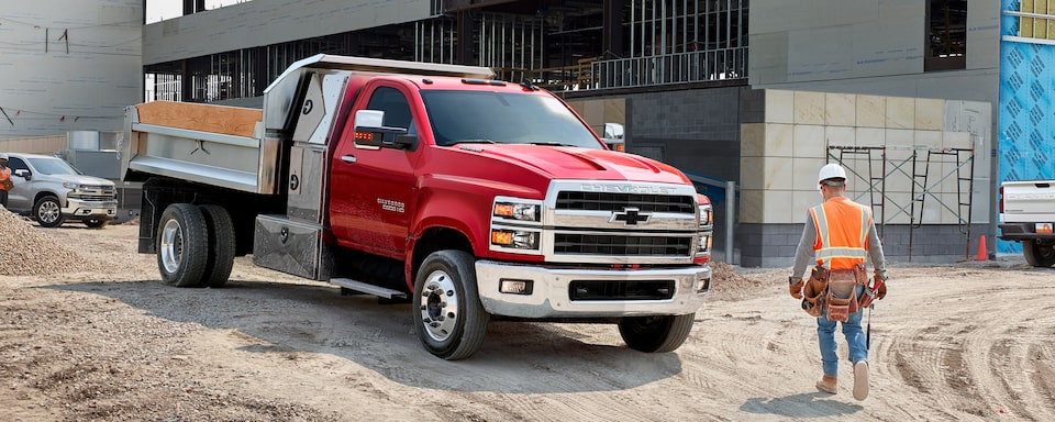 Diseño de chasis con cabina Silverado: Vista del lado del acompañante