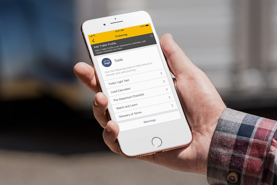 Closeup of MyChevrolet App on Phone